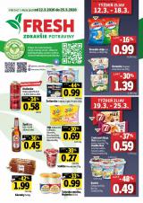 FRESH leták  s platnosťou 12. 3. - 25. 3. 2026 Stredné a západné Slovensko