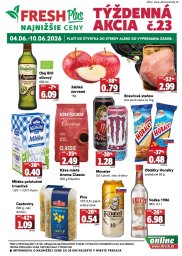 FRESH leták  s platnosťou 4. 6. - 10. 6. 2026 FRESH Plus