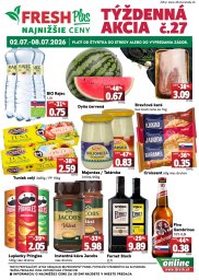 FRESH leták  s platnosťou 2. 7. - 8. 7. 2026 FRESH Plus